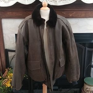 Mens L.L.Bean Leather Jacket